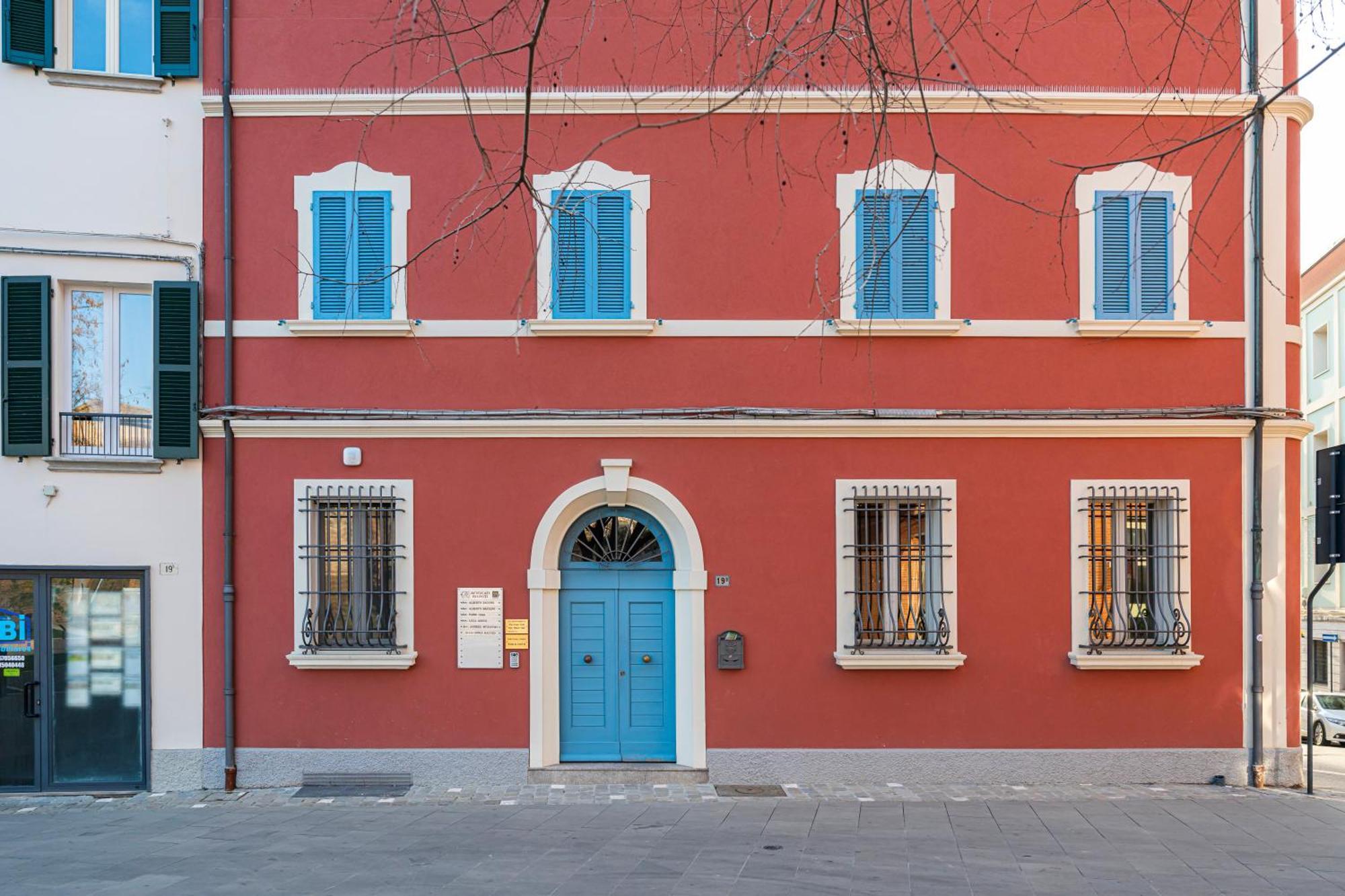 lamalatestina, appartamento con vista su Castel Sismondo Rímini Exterior foto