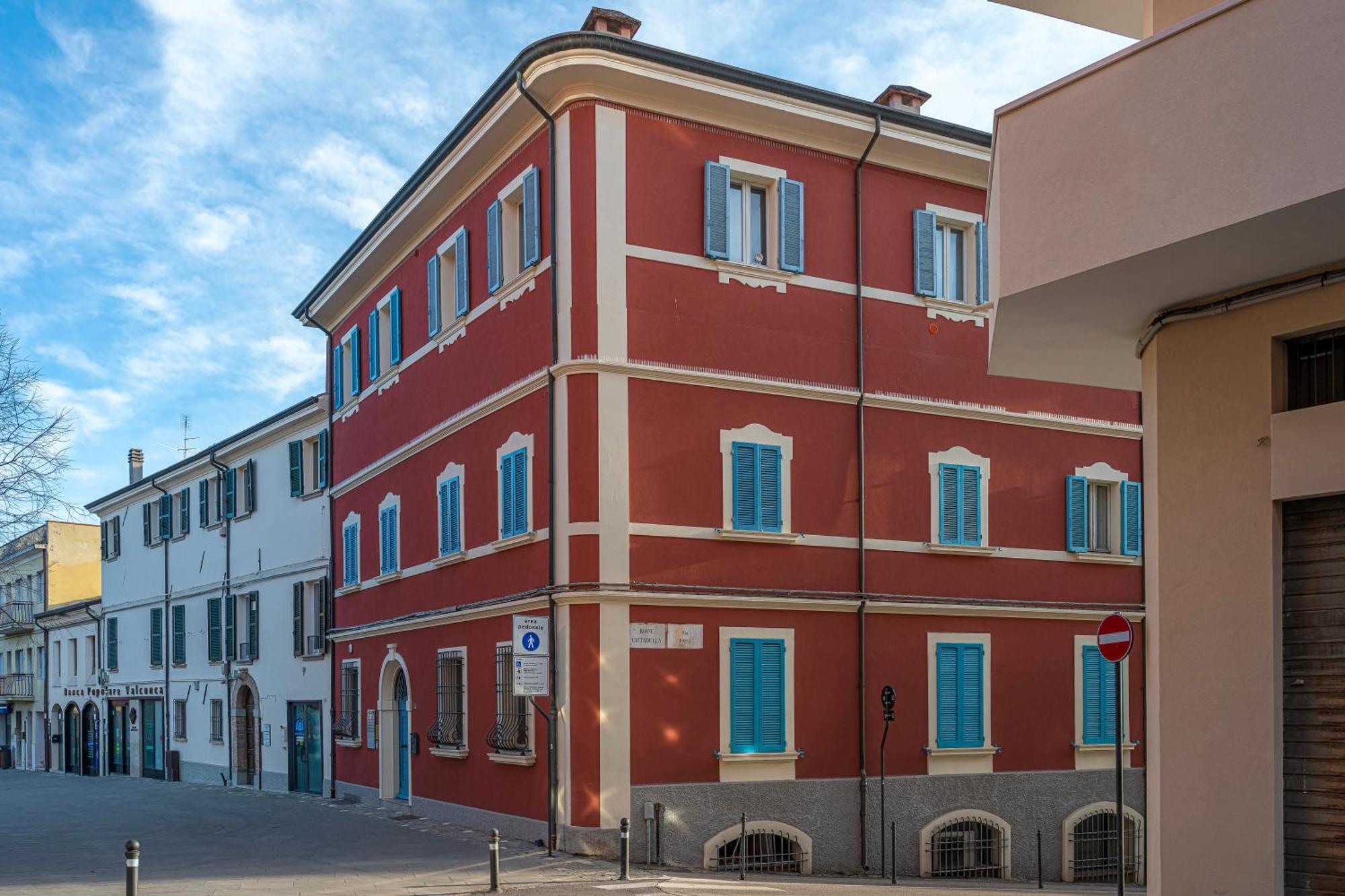 lamalatestina, appartamento con vista su Castel Sismondo Rímini Exterior foto